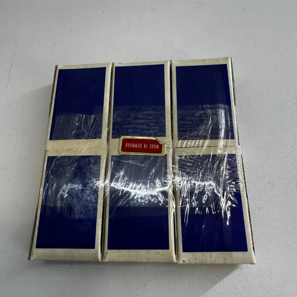Vintage Denmark 6-pack Matchsticks Butterflies